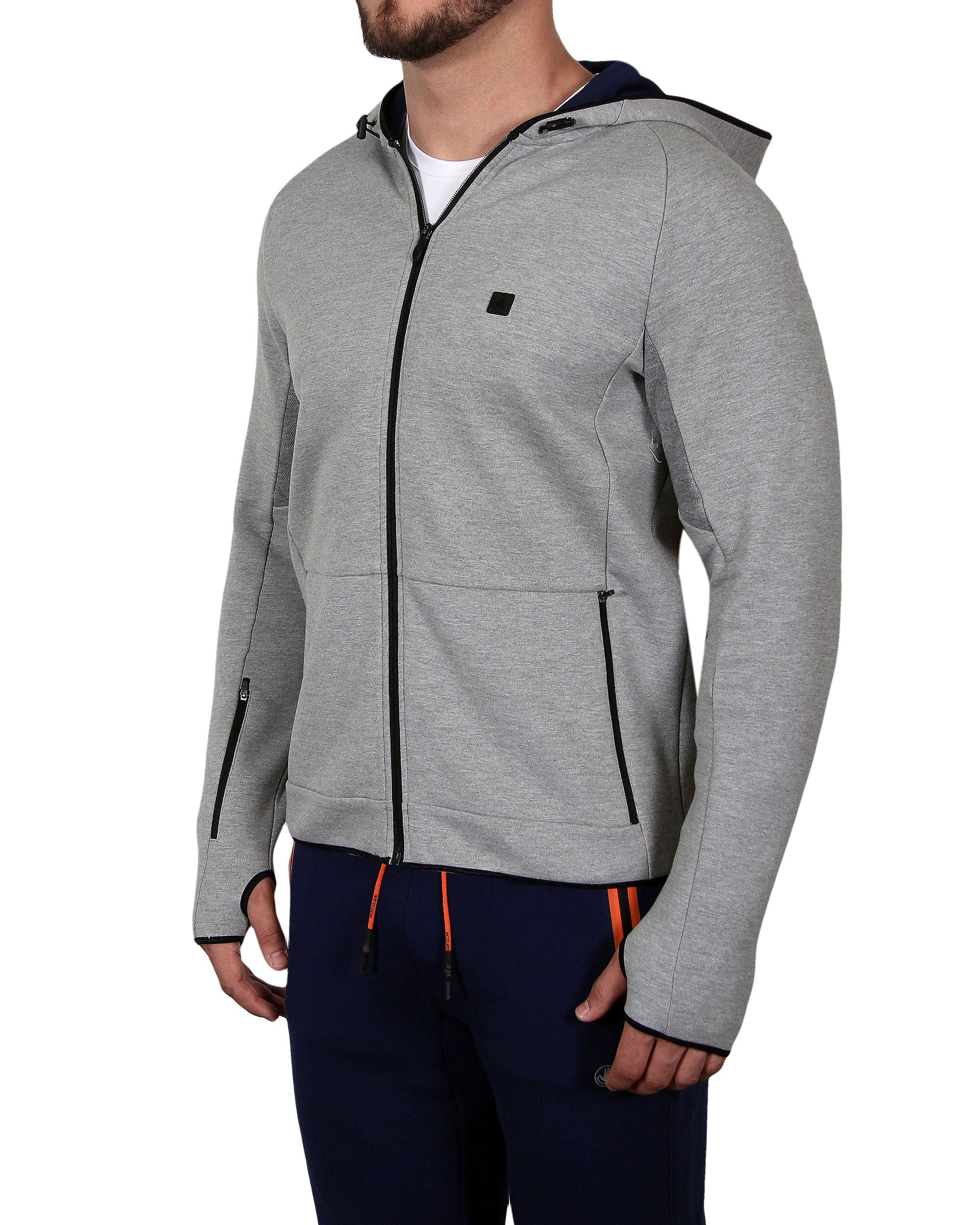 nike therma fit hoodie grey