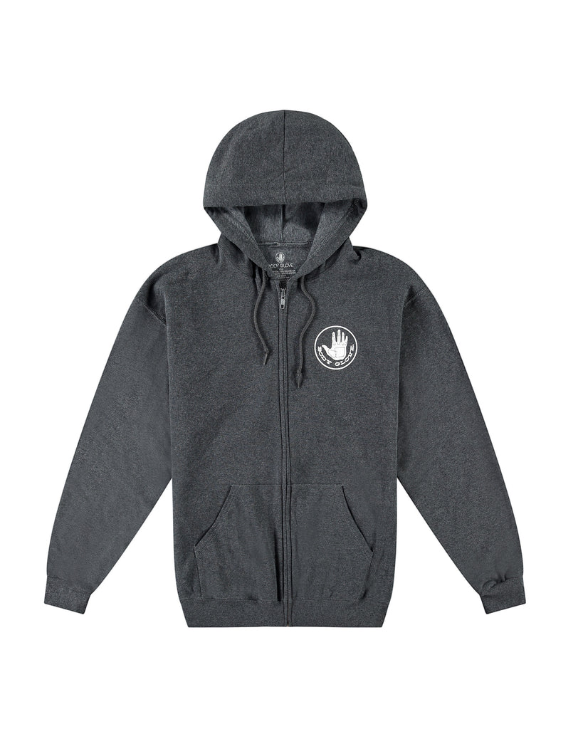 Heritage Full-Zip Fleece Hoodie - Black Heather