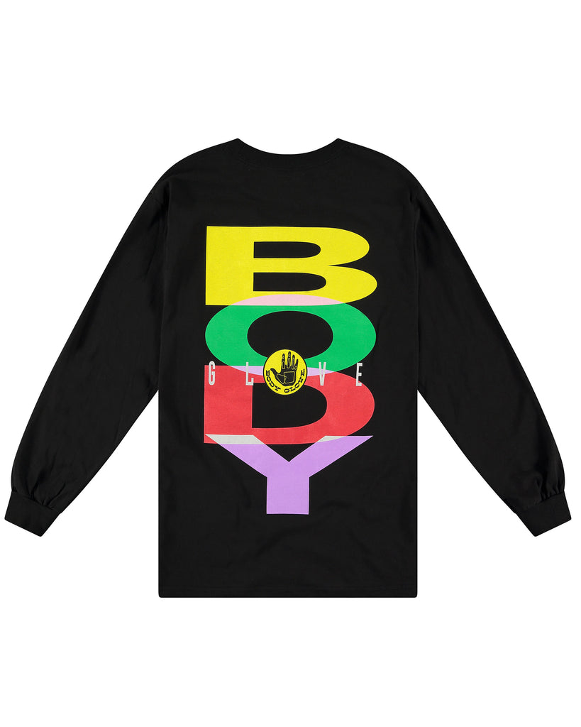 Bold '80s Long-Sleeved T-Shirt - Black