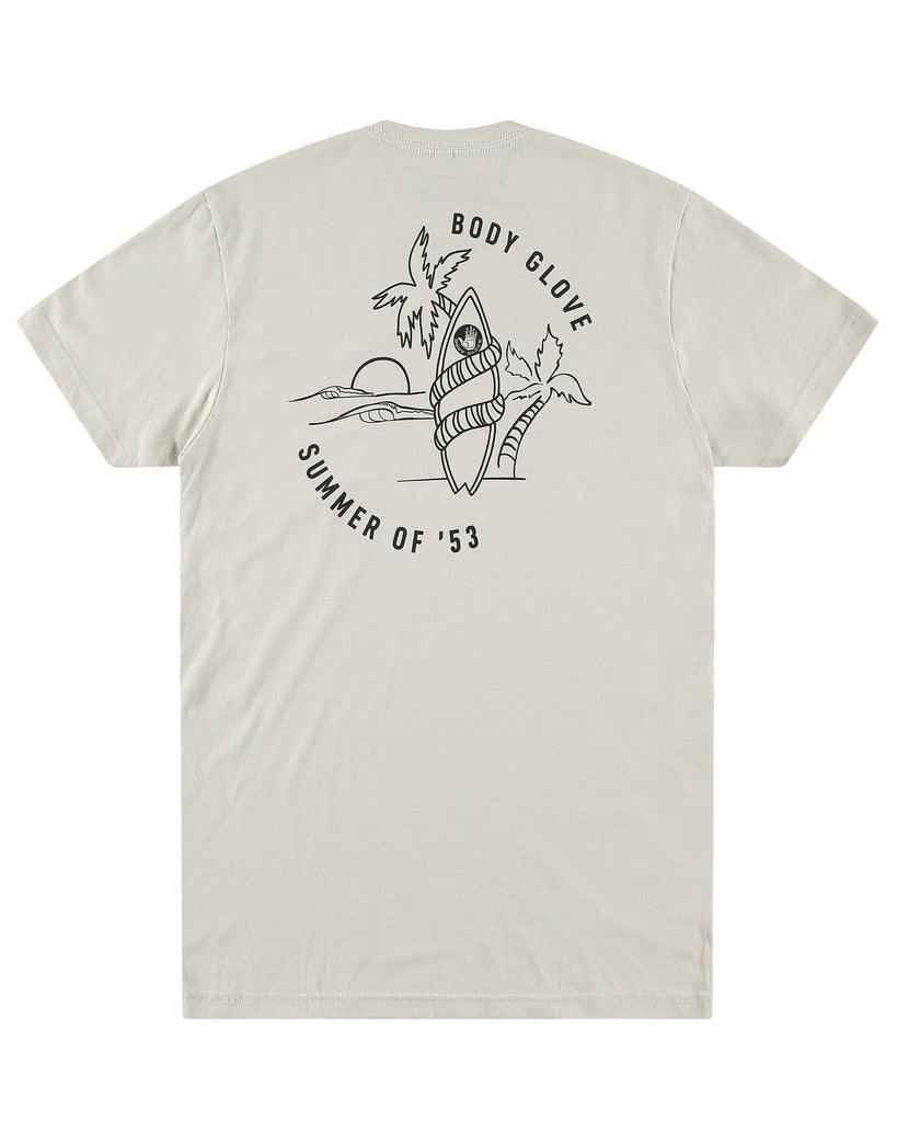 Men's Palm Board Graphic T-Shirt - Sand
