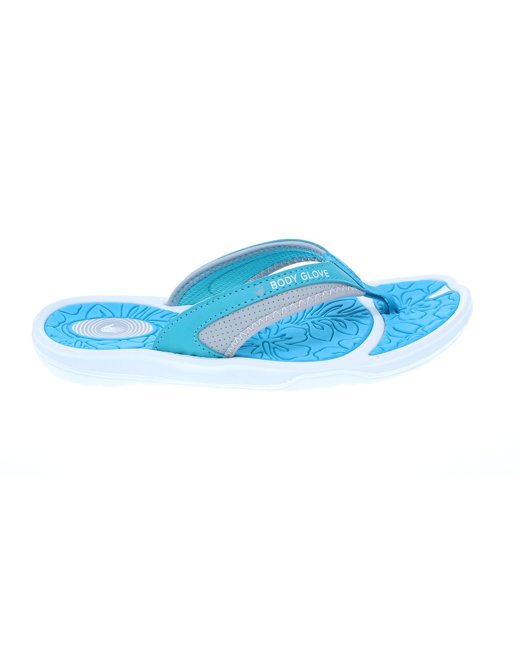 blue flip flops womens