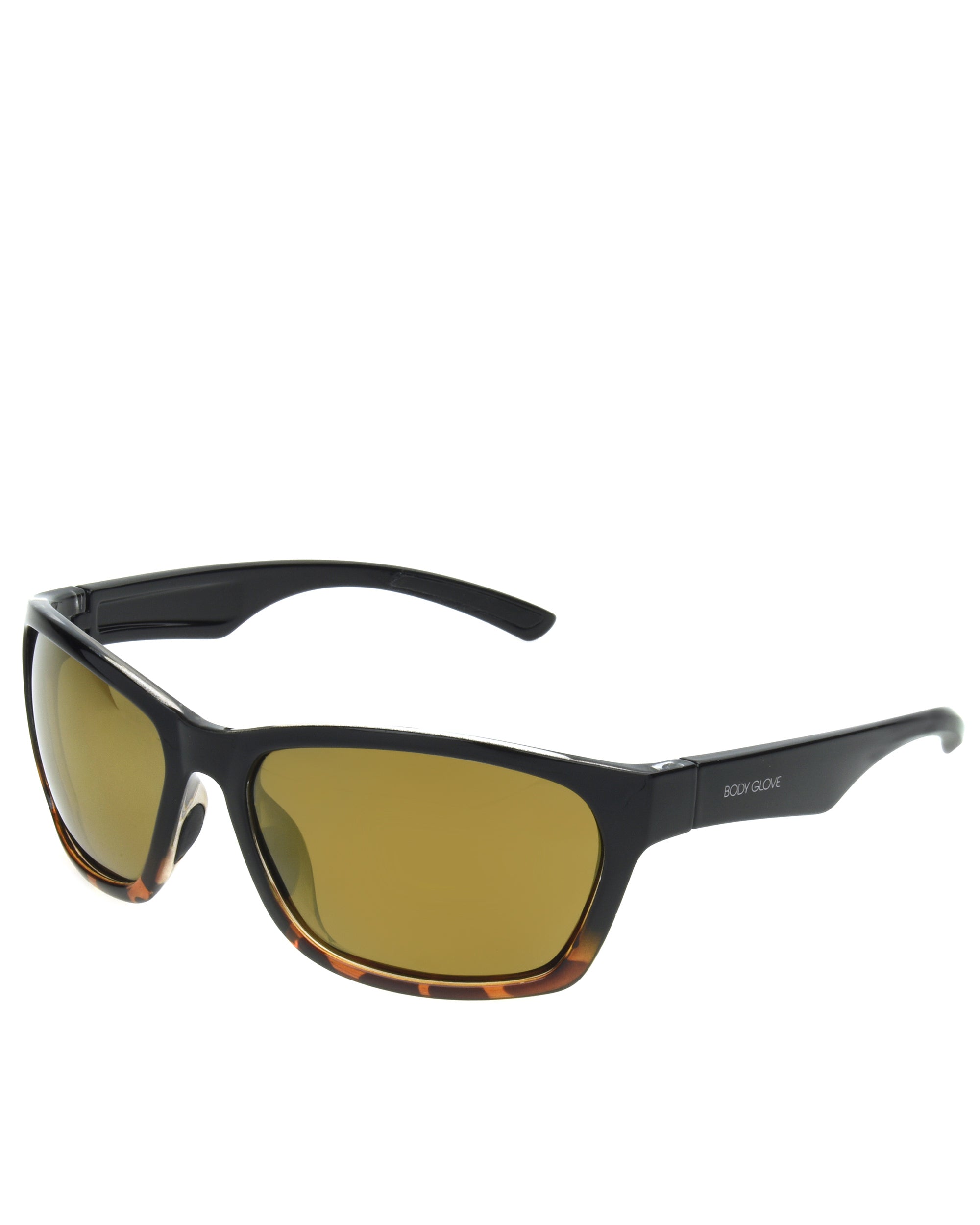 Vapor 1902 Mens Sunglasses Shiny Black Body Glove 