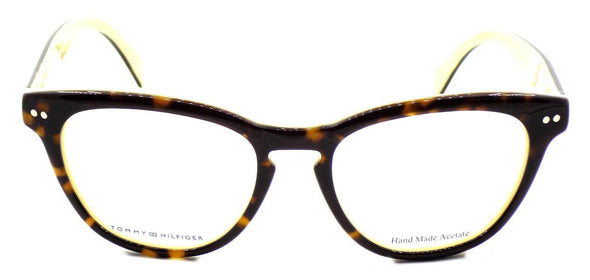 TOMMY HILFIGER TH 1201 60A Eyeglasses Frames 52-18-145 Havana Cream + CASE
