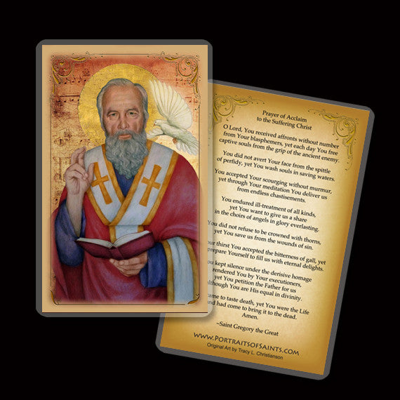 St. Gregory the Great Holy Card - Portraits of Saints
