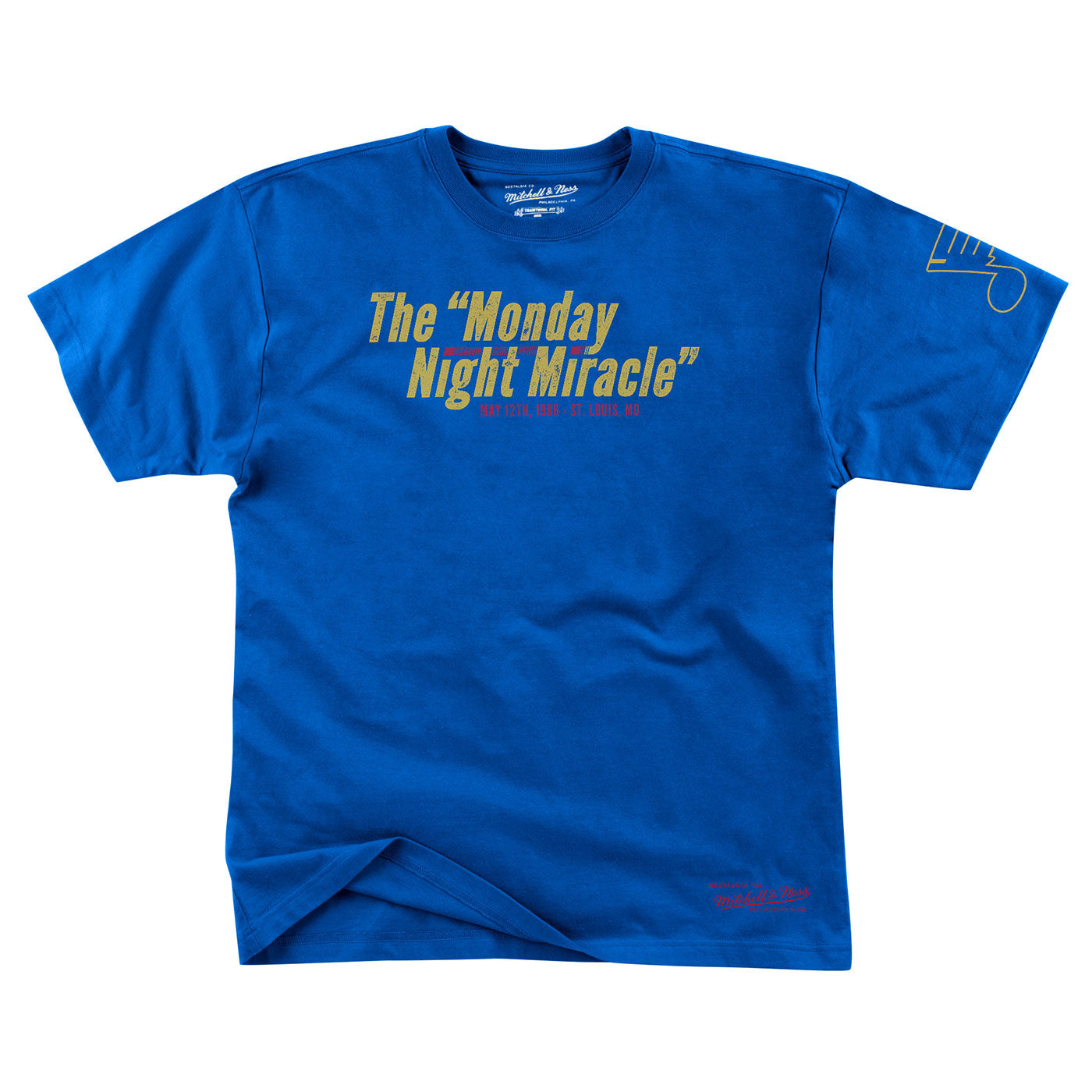 St. Louis Blues Mitchell & Ness Monday Night Miracle Tee - Royal