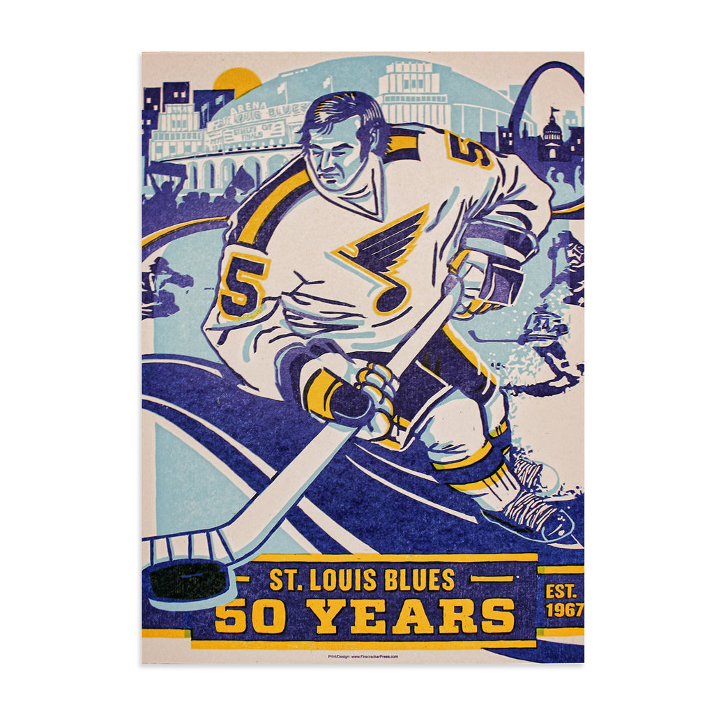 st louis blues 50th anniversary hat