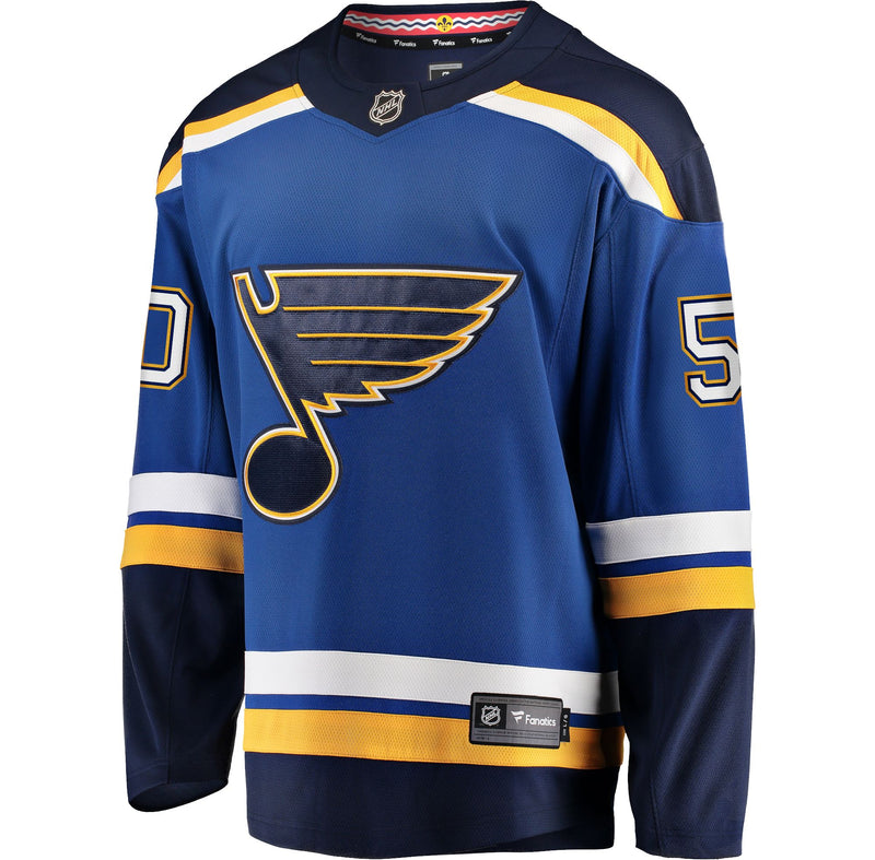 ST. LOUIS BLUES MENS NHL BINNINGTON #50 