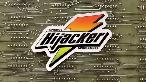 energy hijacker awareness sticker empathy