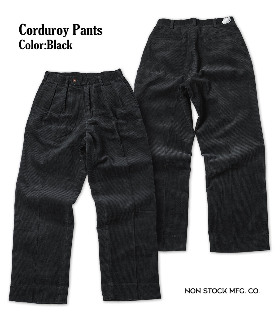 12.5oz 8 wale Corduroy Trousers | Suit Pants Style | Bronson