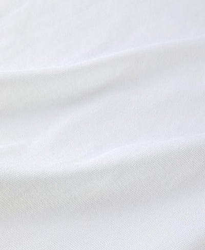 Loopwheel Ringspun Cotton Tubular Athletic T-Shirt- - White | Bronson