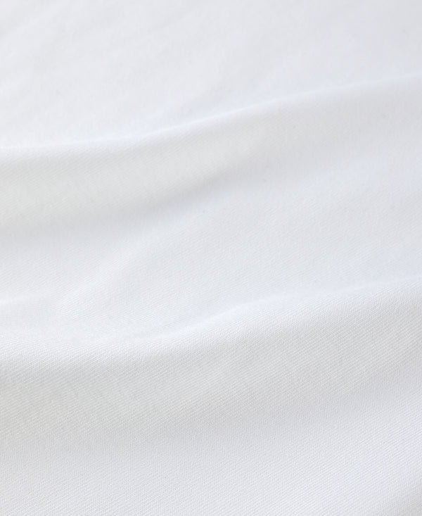 Loopwheel Ringspun Cotton Tubular Athletic T-Shirt- - White | Bronson