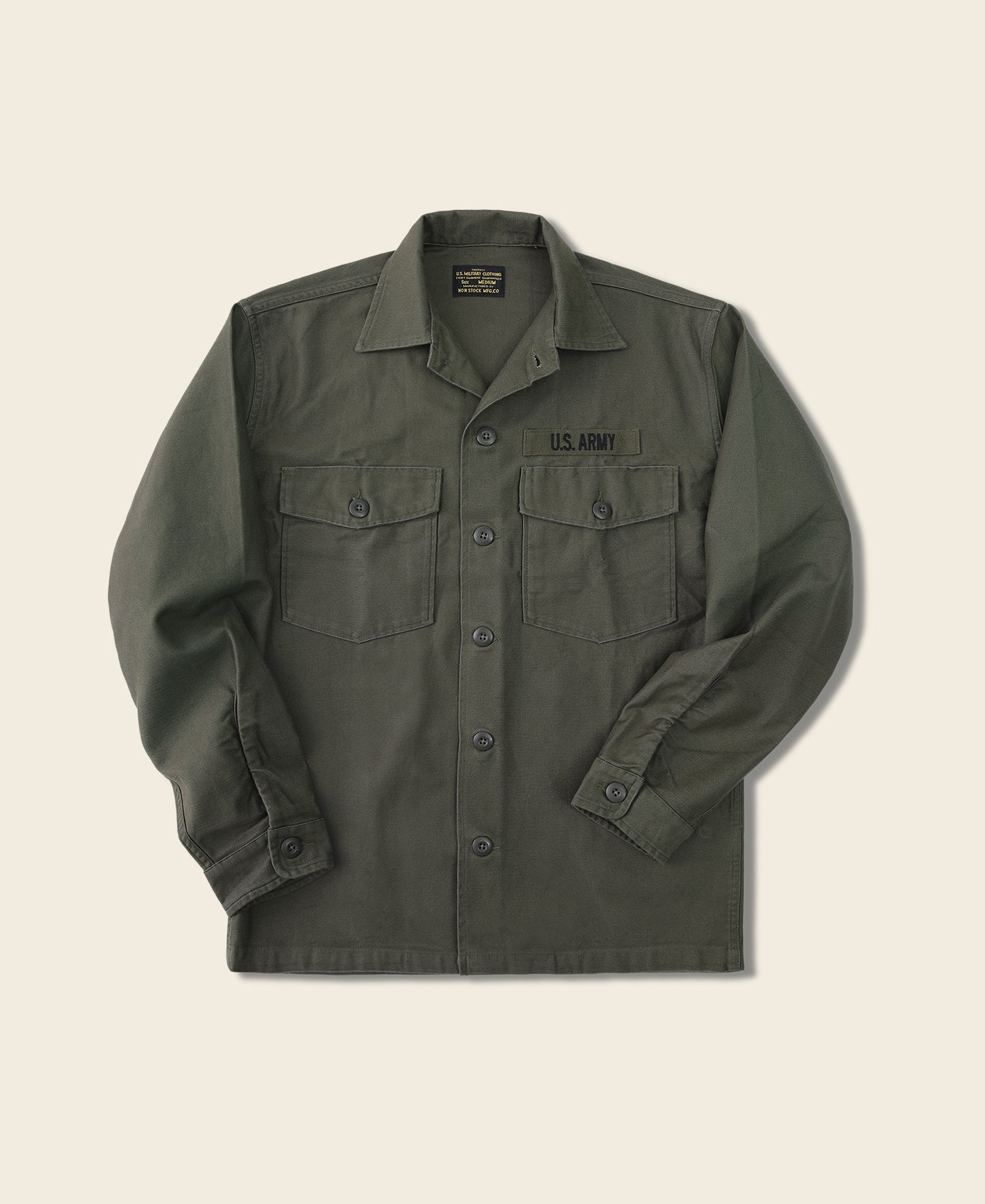 Vietnam War US Army OG107 Fatigue Utility Shirt - Im Jin Scouts