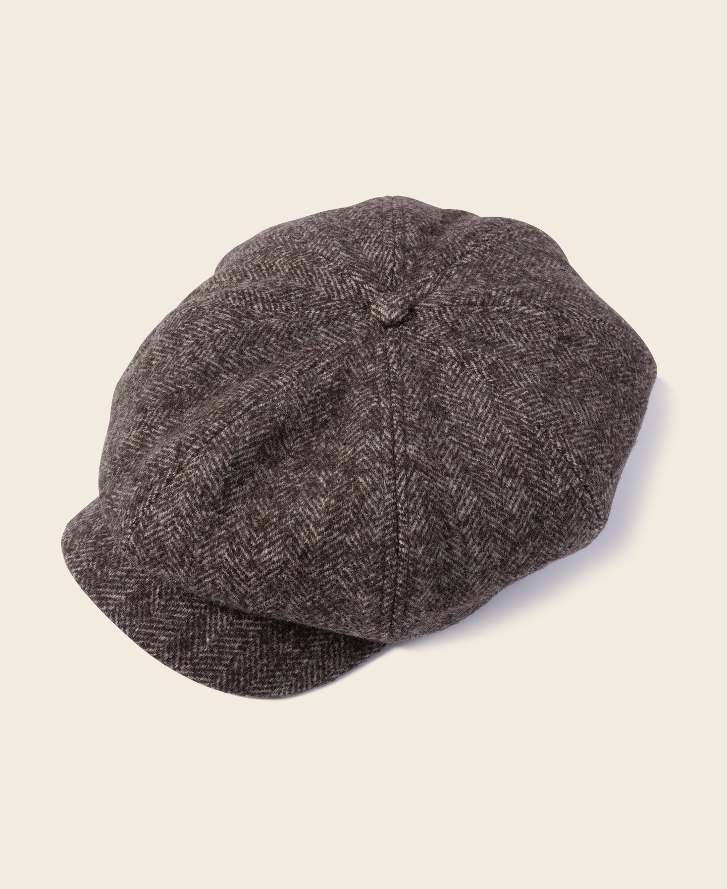 Vintage Striped Denim Newsboy Cap, Retro Bakers Boy Hat