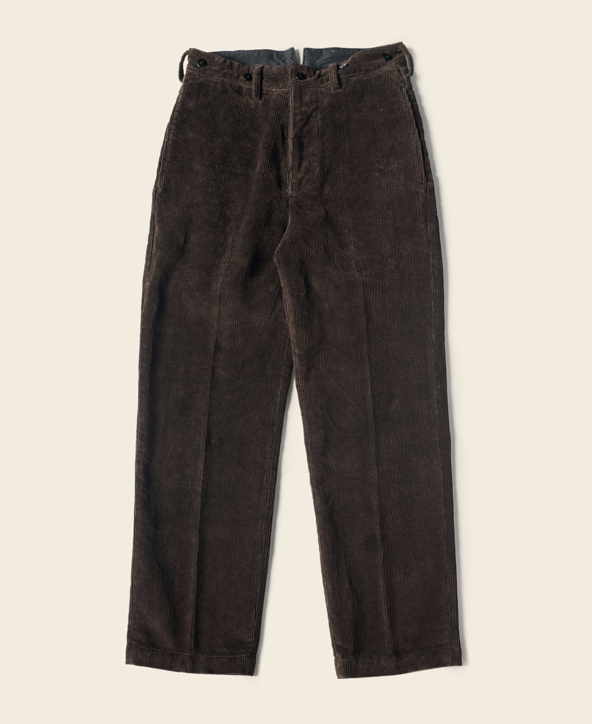 1920s Heavy-Duty Corduroy Work Pants｜Vintage French Work Trousers