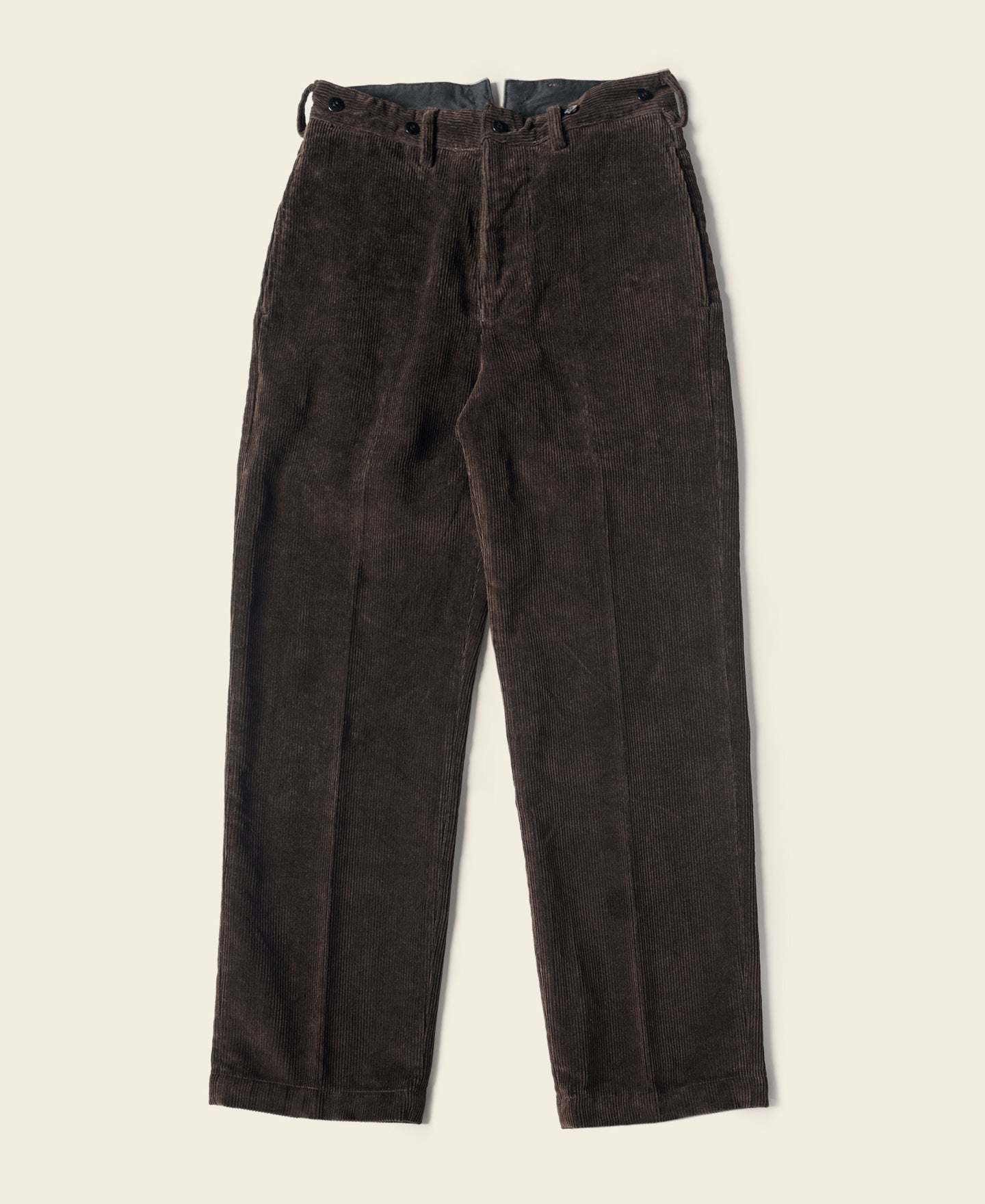 12.5 oz 8 Wale Corduroy Trousers - Black | Suit Pants Style | Bronson