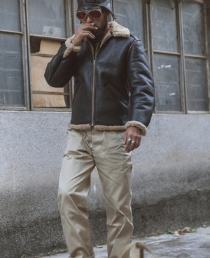 USAAF B-6 Flight Jacket | Leather Flying Bomber Jacket | Bronson