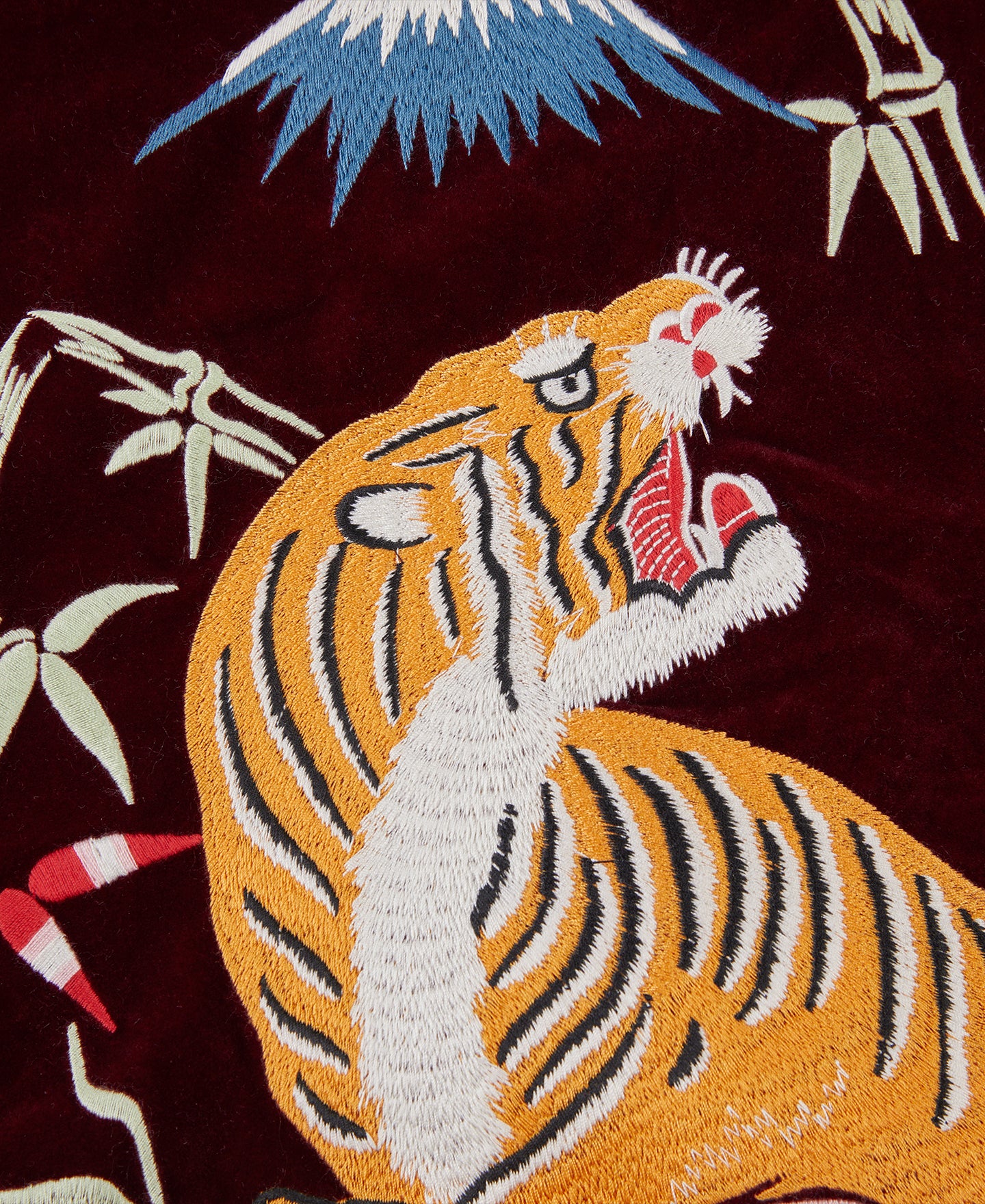 1950s Reversible Embroidery Acetate Souvenir Jacket - Dragon Tiger ...