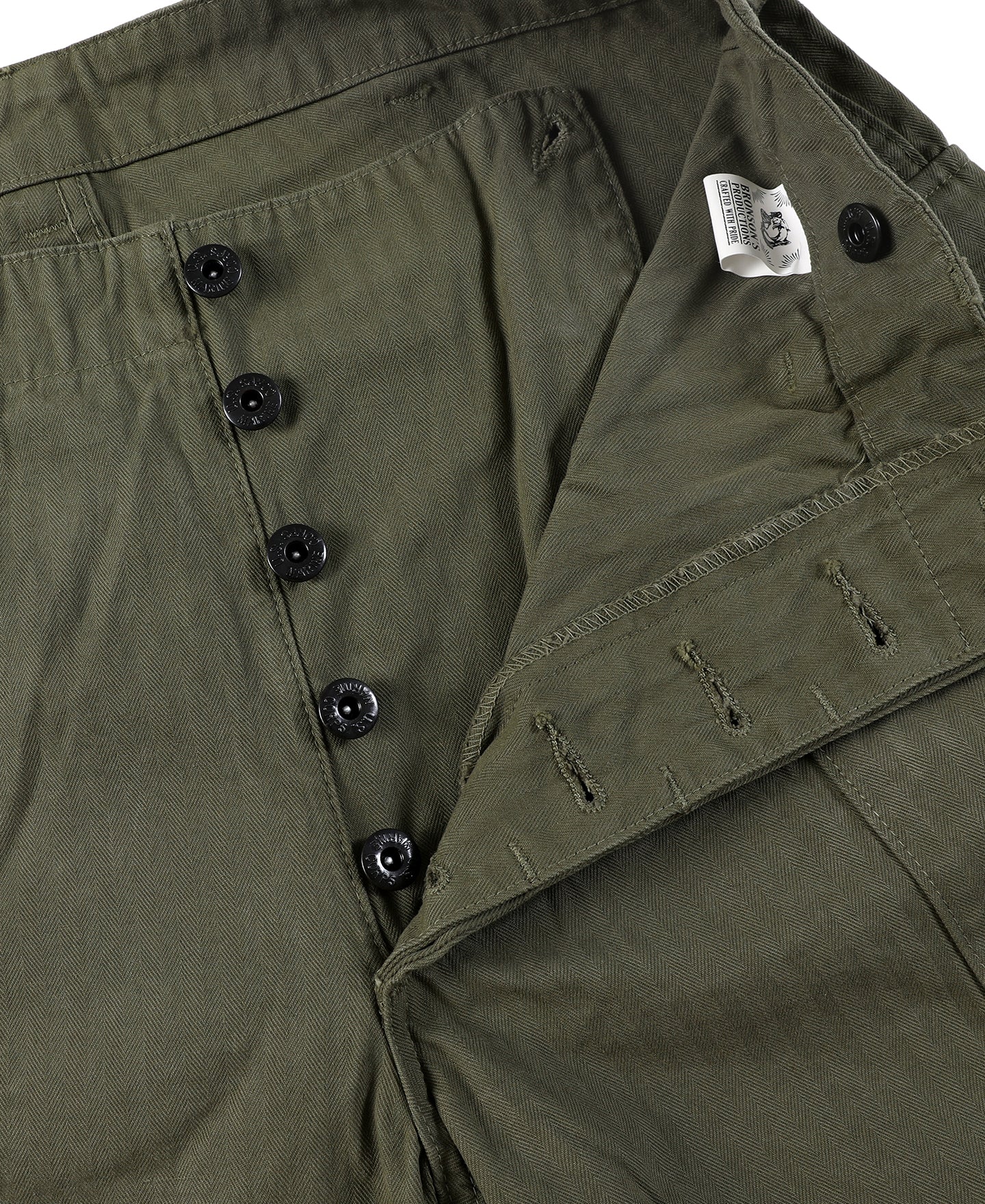 1944 USMC P-44 10 oz Herringbone Twill Utility Shorts | Bronson