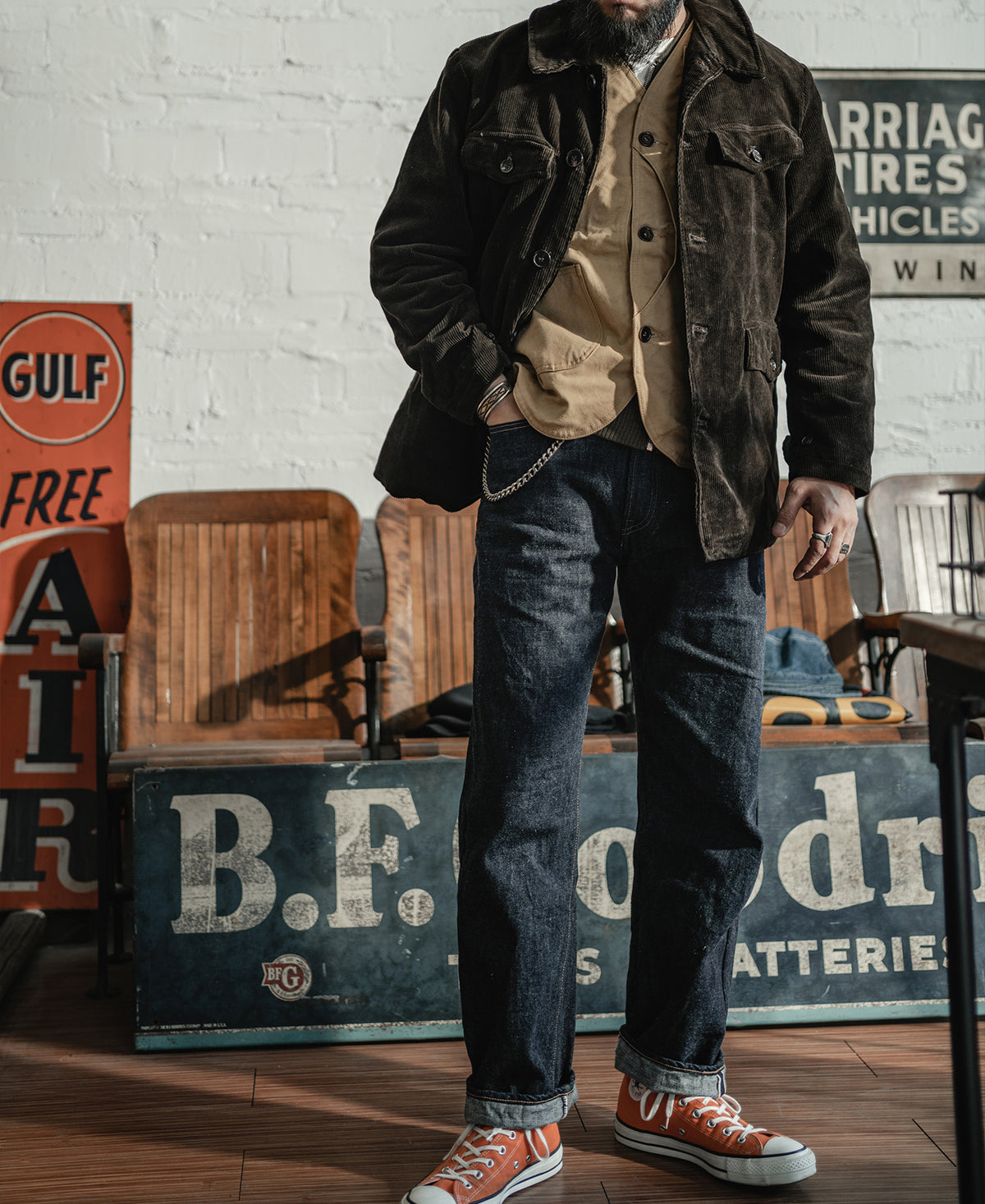 1930s French Heavyweight Corduroy Hunting Jacket | Bronson