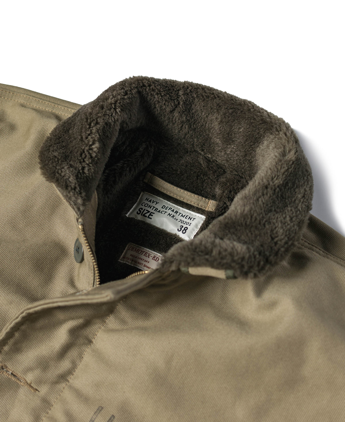 1940s USN 3rd Type N-1 Woolen Deck Jacket - Khaki Stencil | Bronson