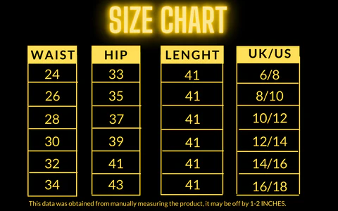 ANN Size Chart