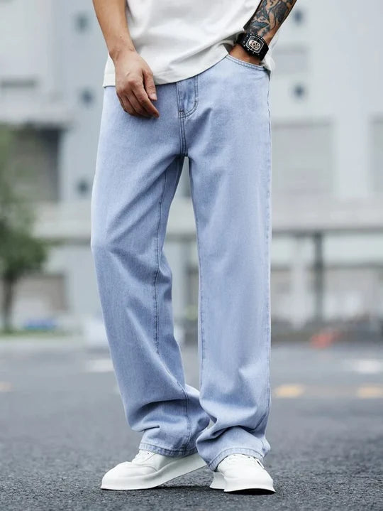 Buy Sunnydaysweety Casual Loose Straight Men's Long Pants A22050336BK 2024  Online | ZALORA Singapore