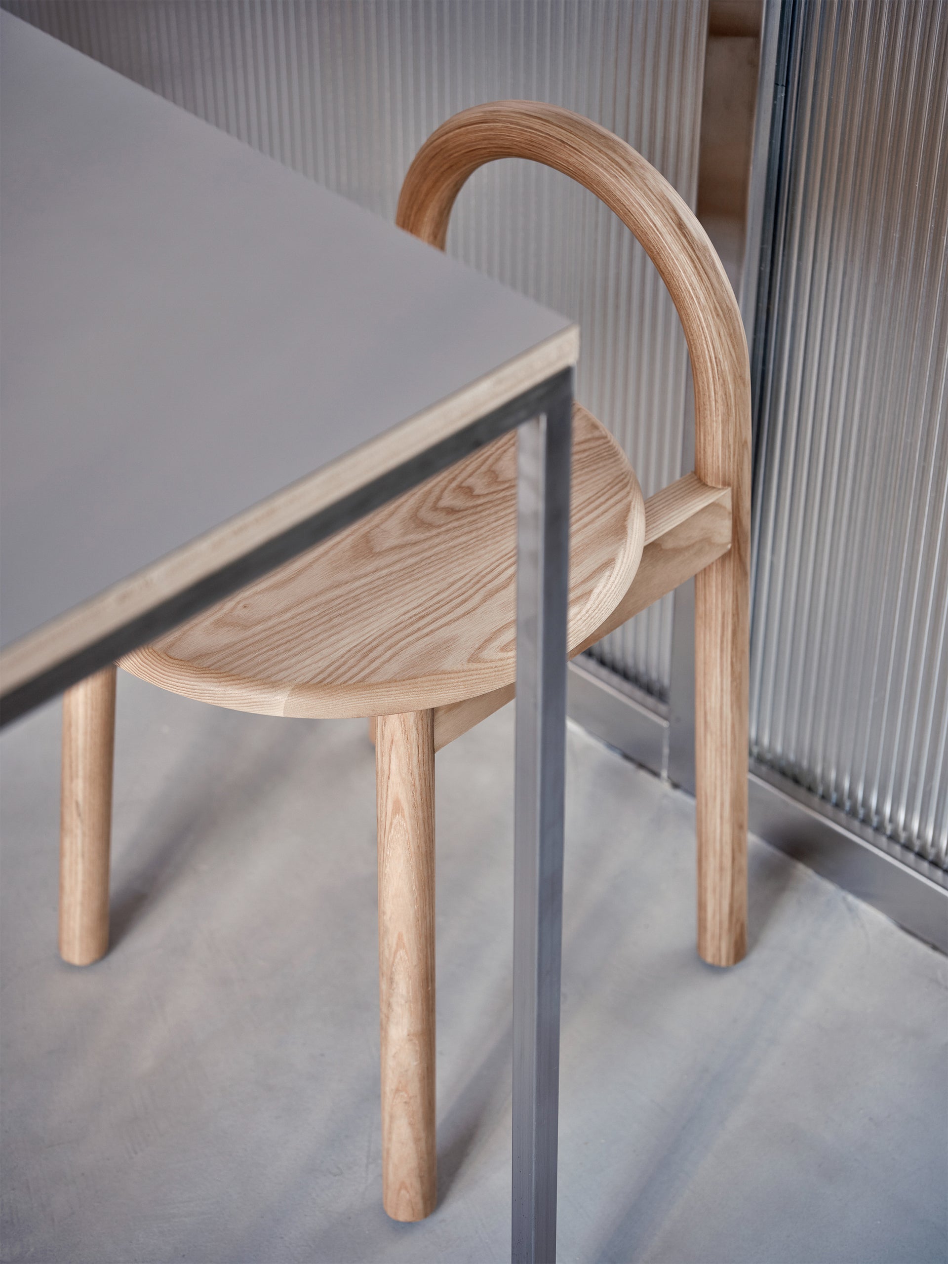 Bobby Timber Stool and Bobby Chair | Ode Eatery by fortytwelve | DesignByThem