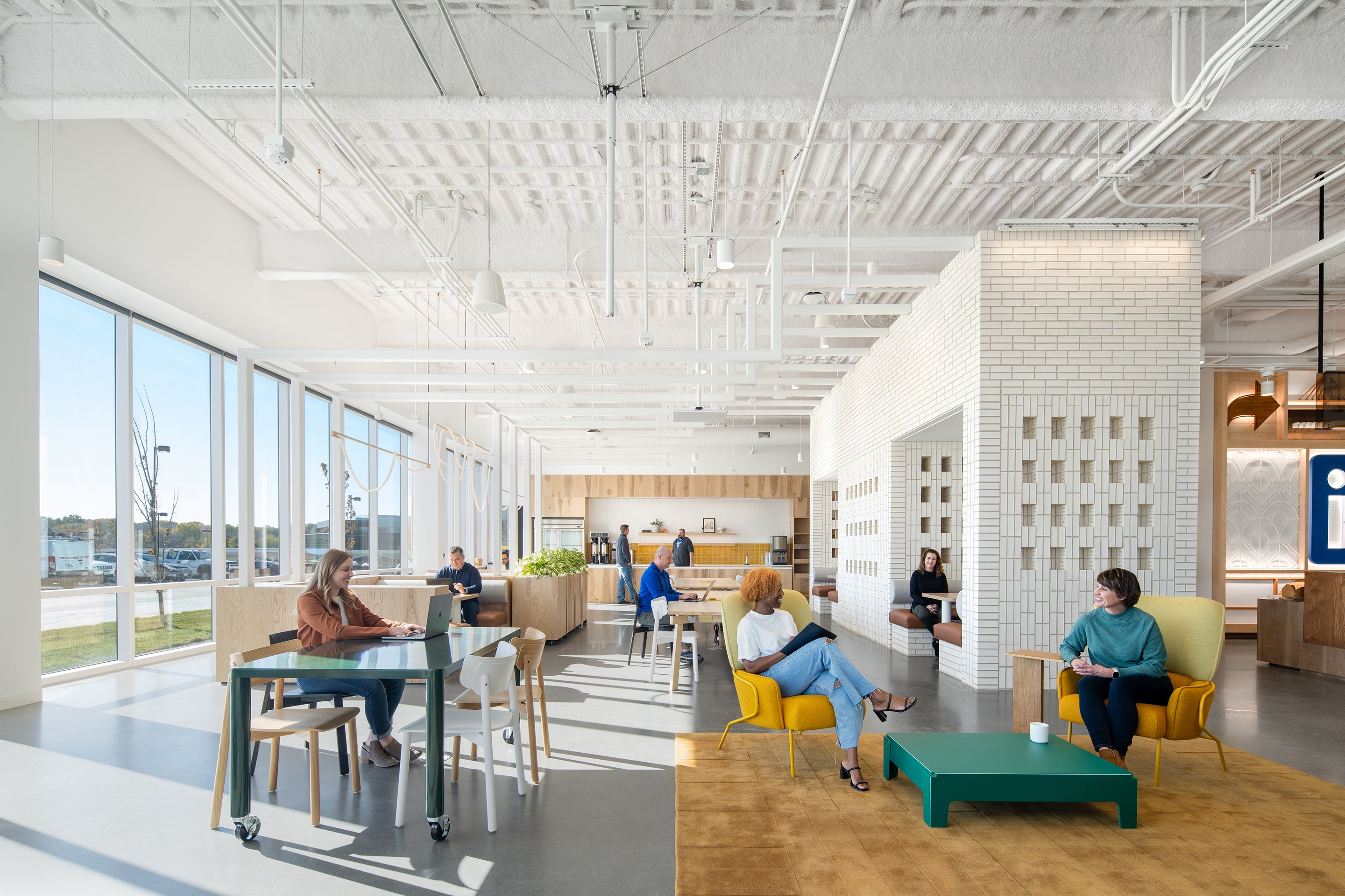 Butter Coffee Table | LinkedIn Office, Omaha by Gensler | DesignByThem