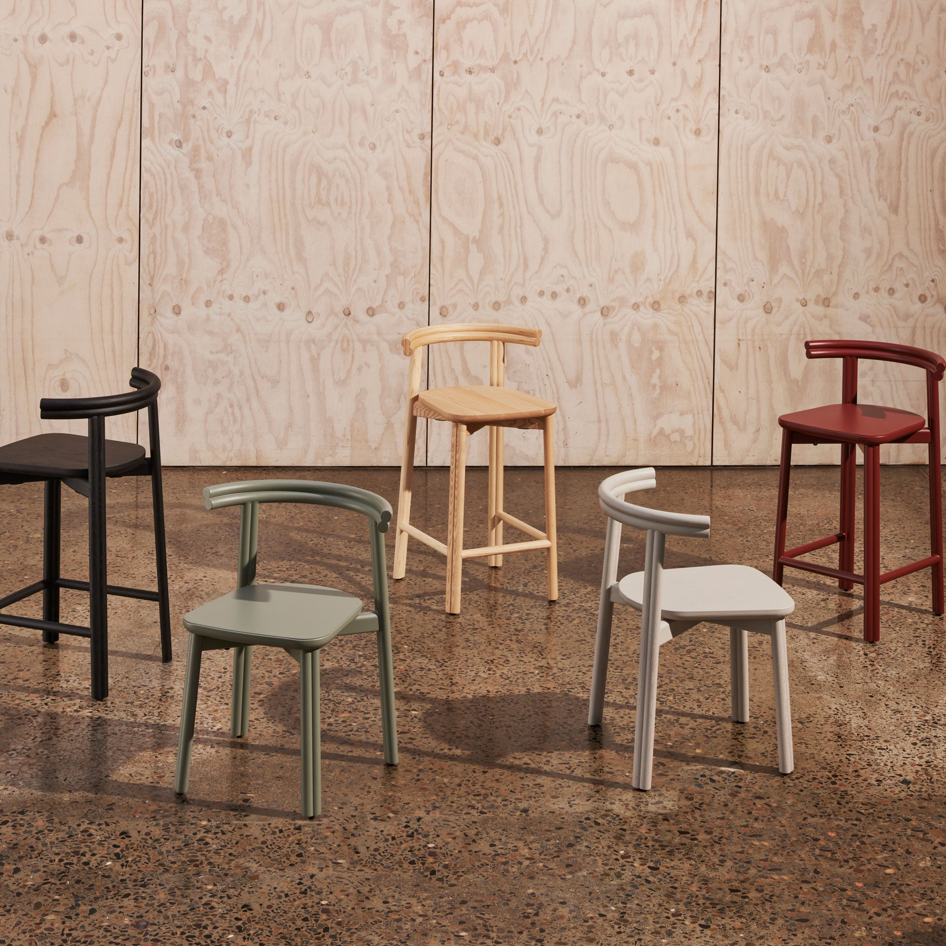 Twill Bar Chair| Timber Bar Chair | Gibson Karlo | DesignByThem