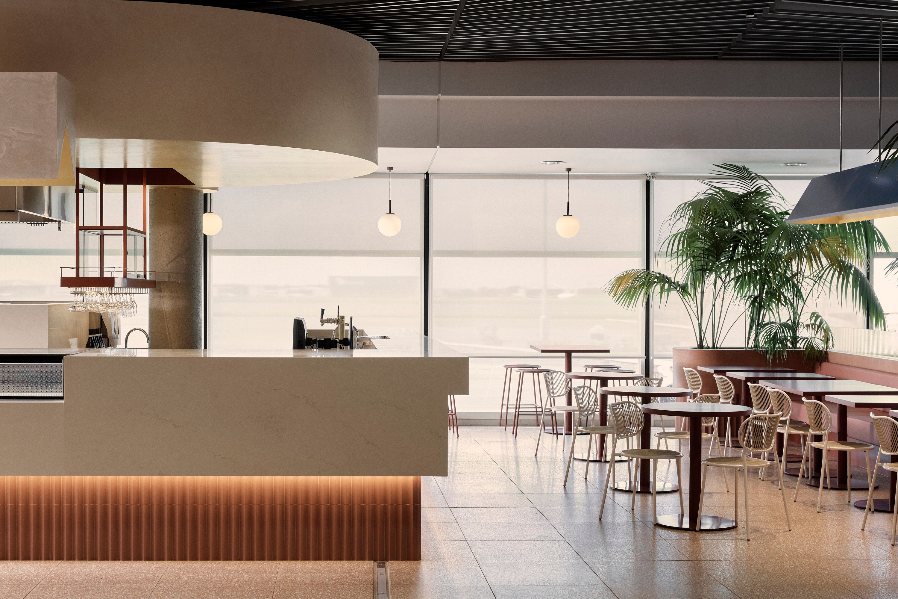 Piper Bar Stool and Piper Chair | The Common, Brisbane by Sullivan Skinner | DesignByThem