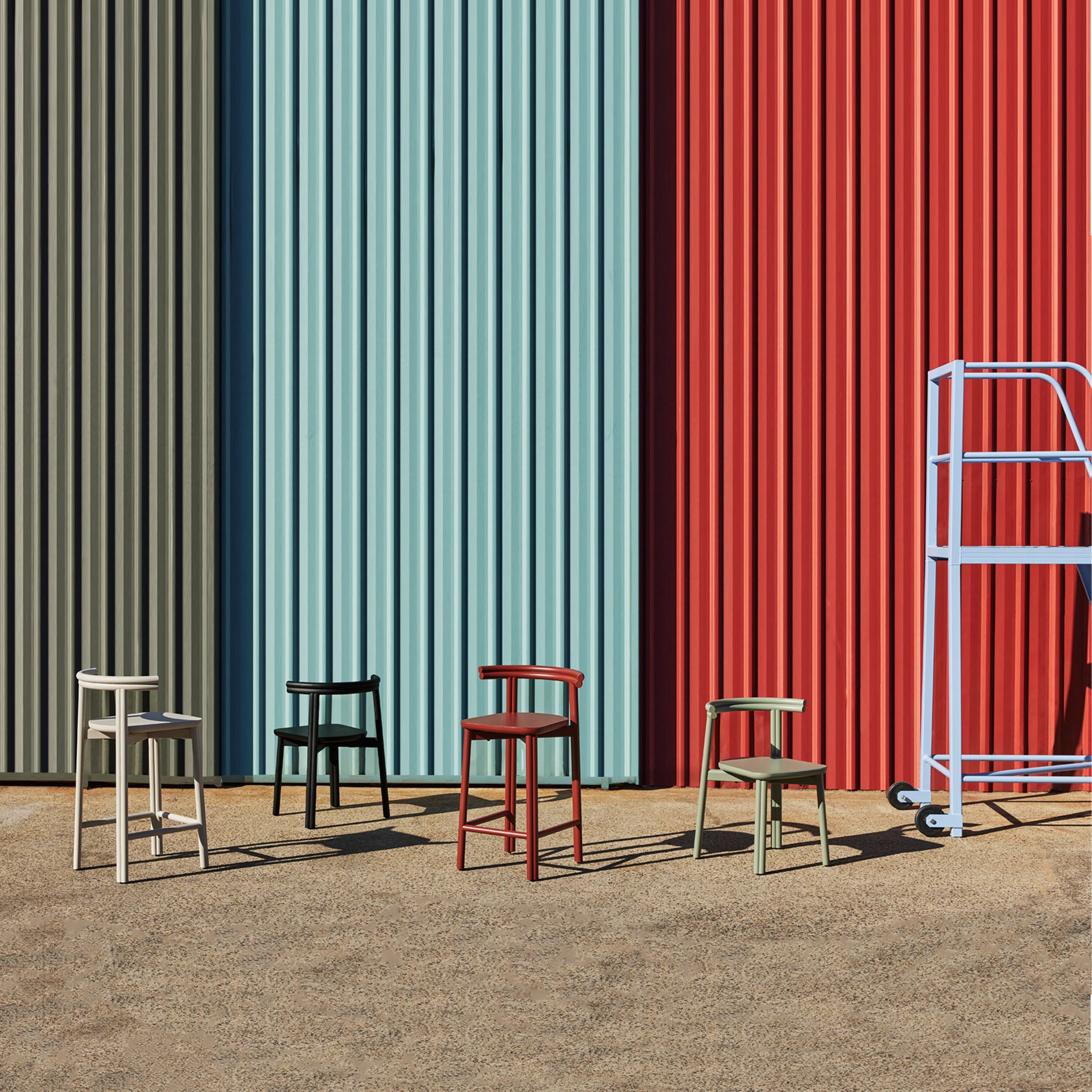Twill Metal Chair| Metal Bar and Dining Chair | Gibson Karlo | DesignByThem