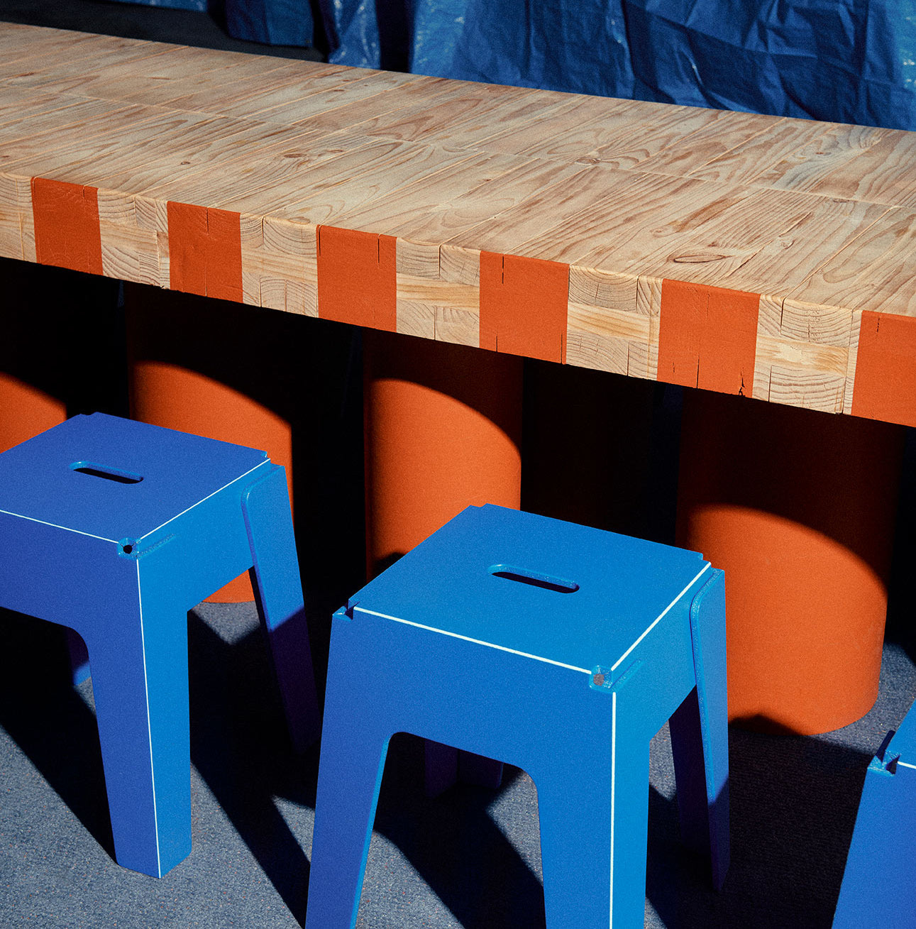 Butter Stools - Recycled Plastic | A New Normal by Kennedy Nolan | Melbourne Design Week | DesignByThem