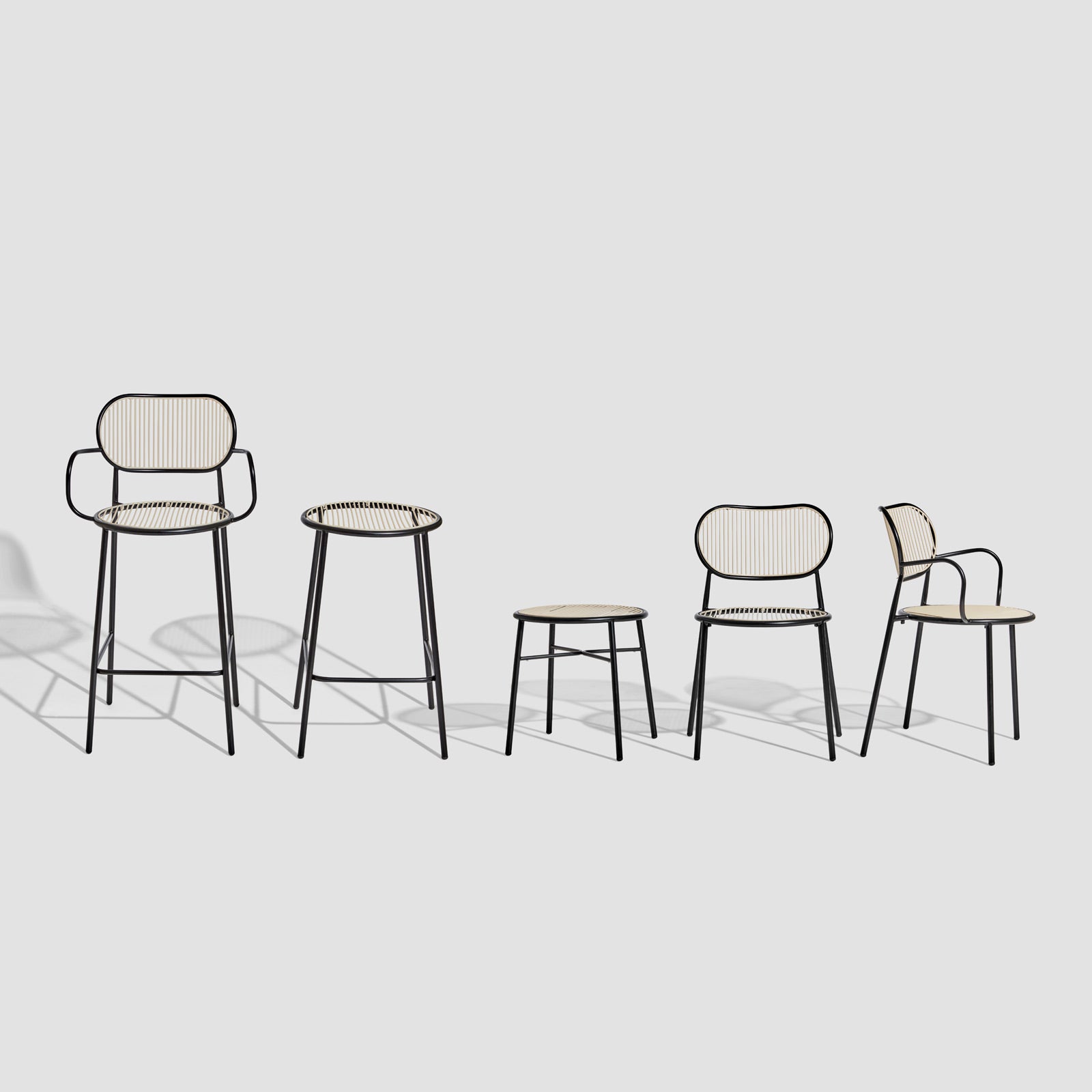 Piper Low and Bar Stools | Indoor/Outdoor Seating | DesignByThem | GibsonKarlo