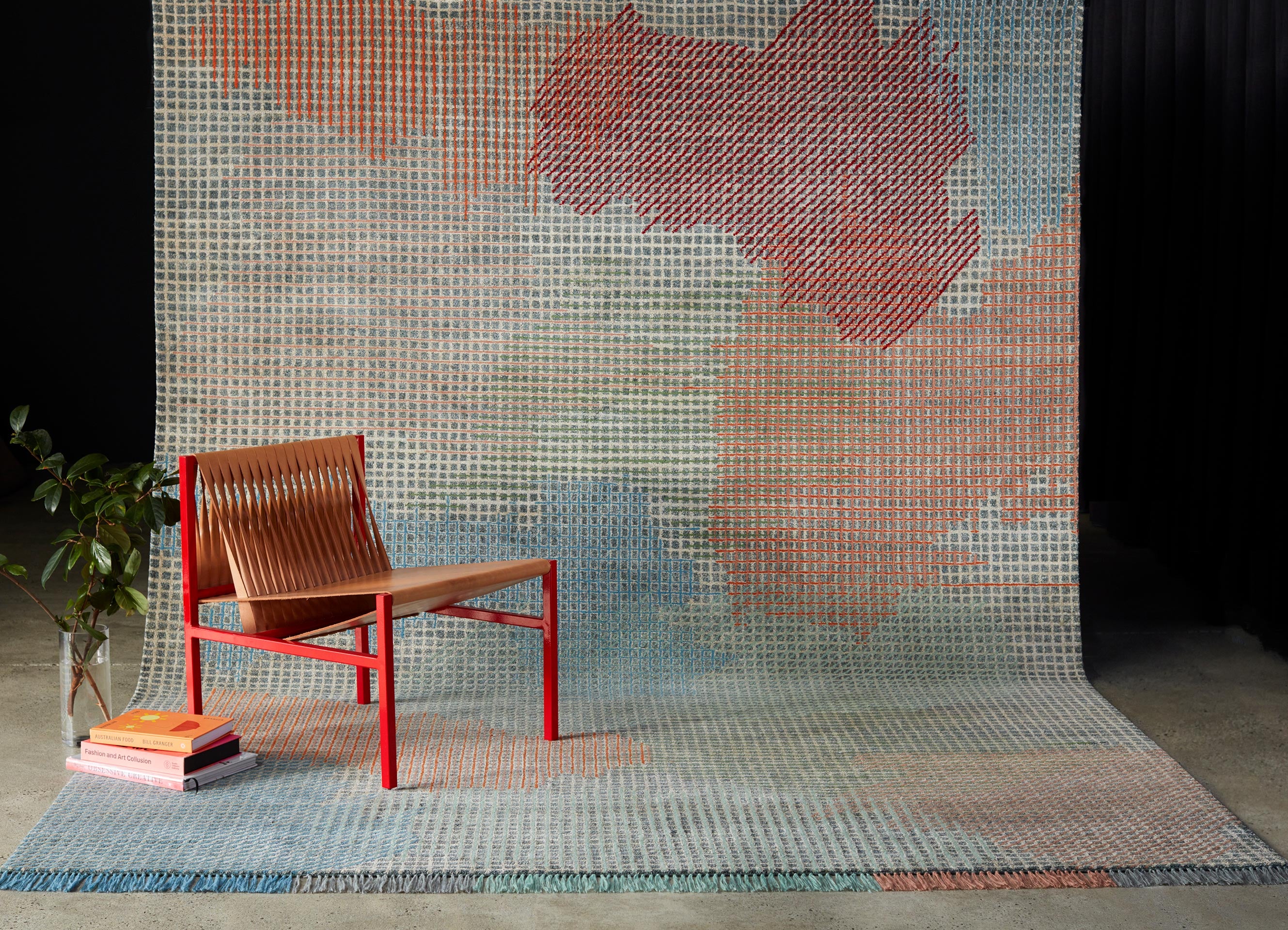 Griglia Rugs by Tappeti | DL Lounge Chair | DesignByThem
