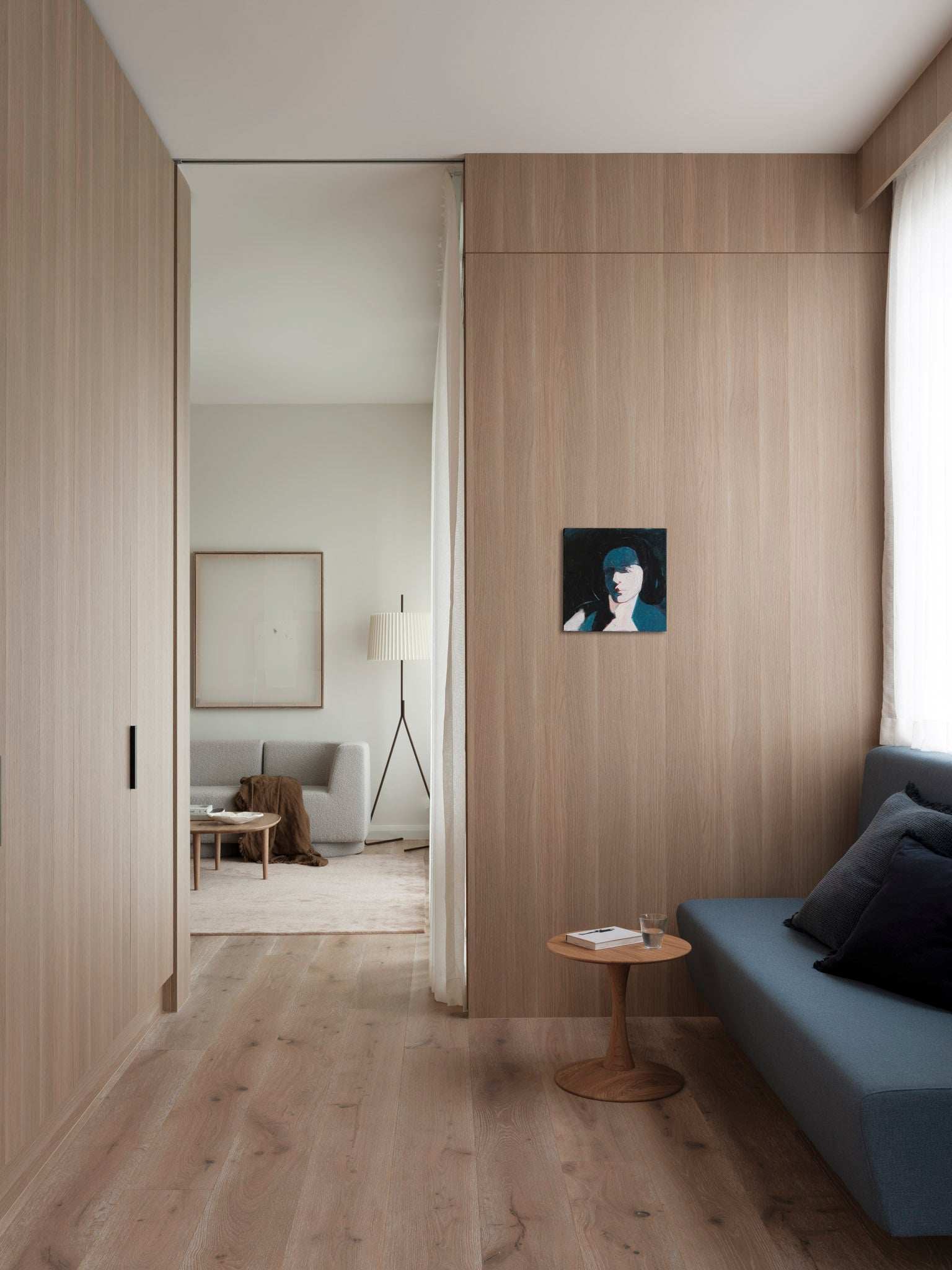 Twill Chair, Bobby Bar Stool, Confetti Modular Lounge | Darlinghurst Apartment, Sydney by Brewer Architects | DesignByThem