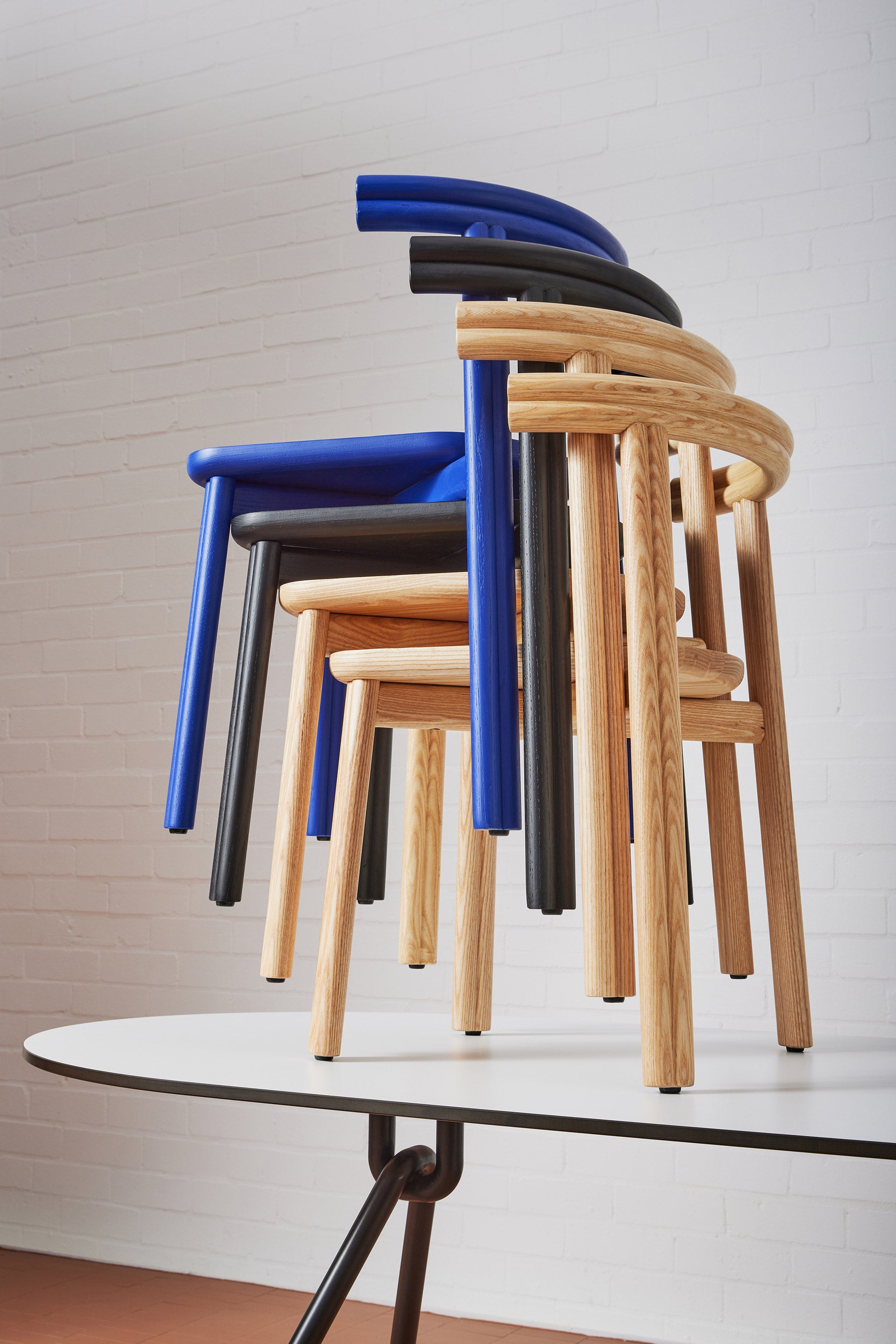 Twill Chair| Timber Stacking Chair | Gibson Karlo | DesignByThem