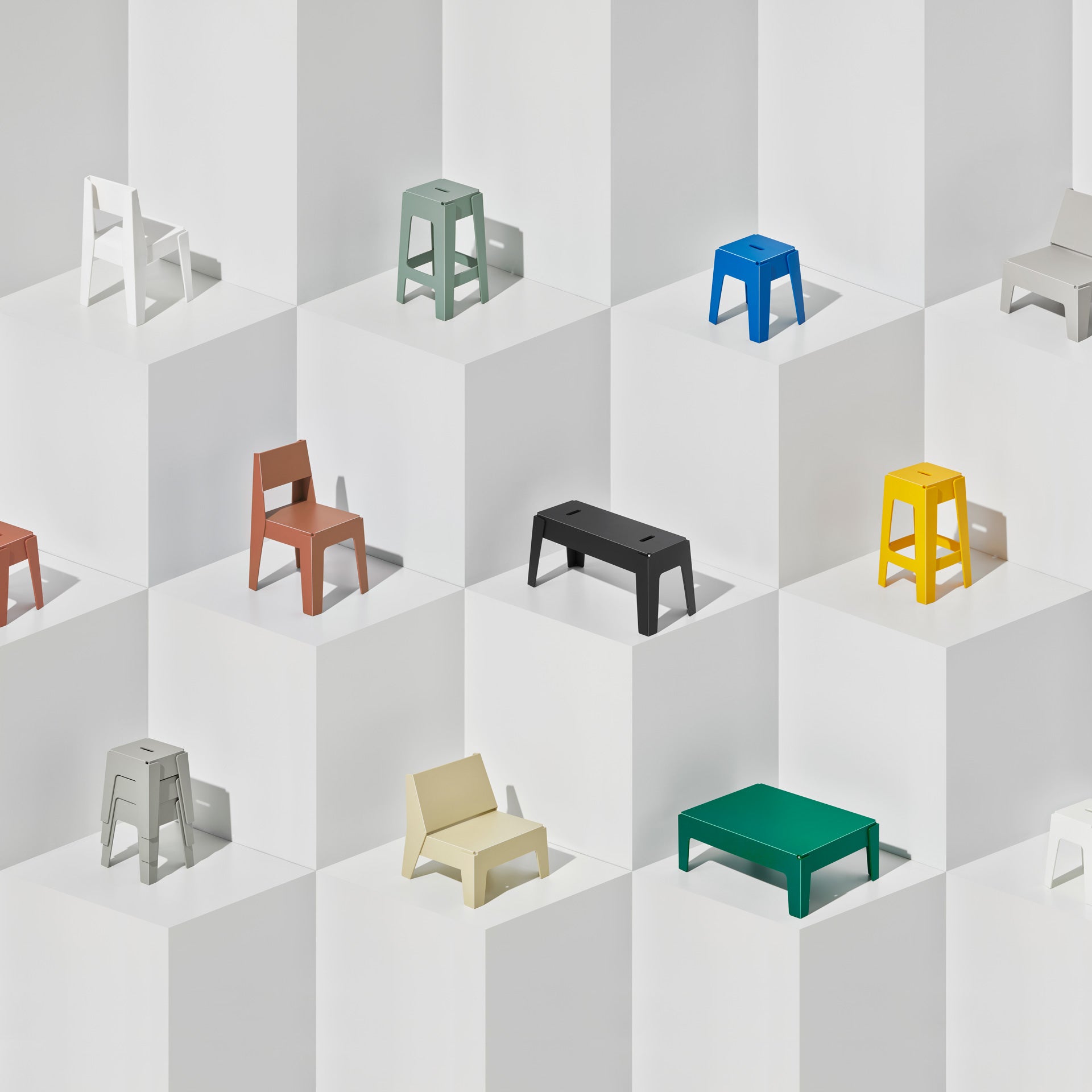 Butter Collection | Recycled Plastic Furniture | Indoor Outdoor Waterproof | Gibson Karlo | DesignByThem