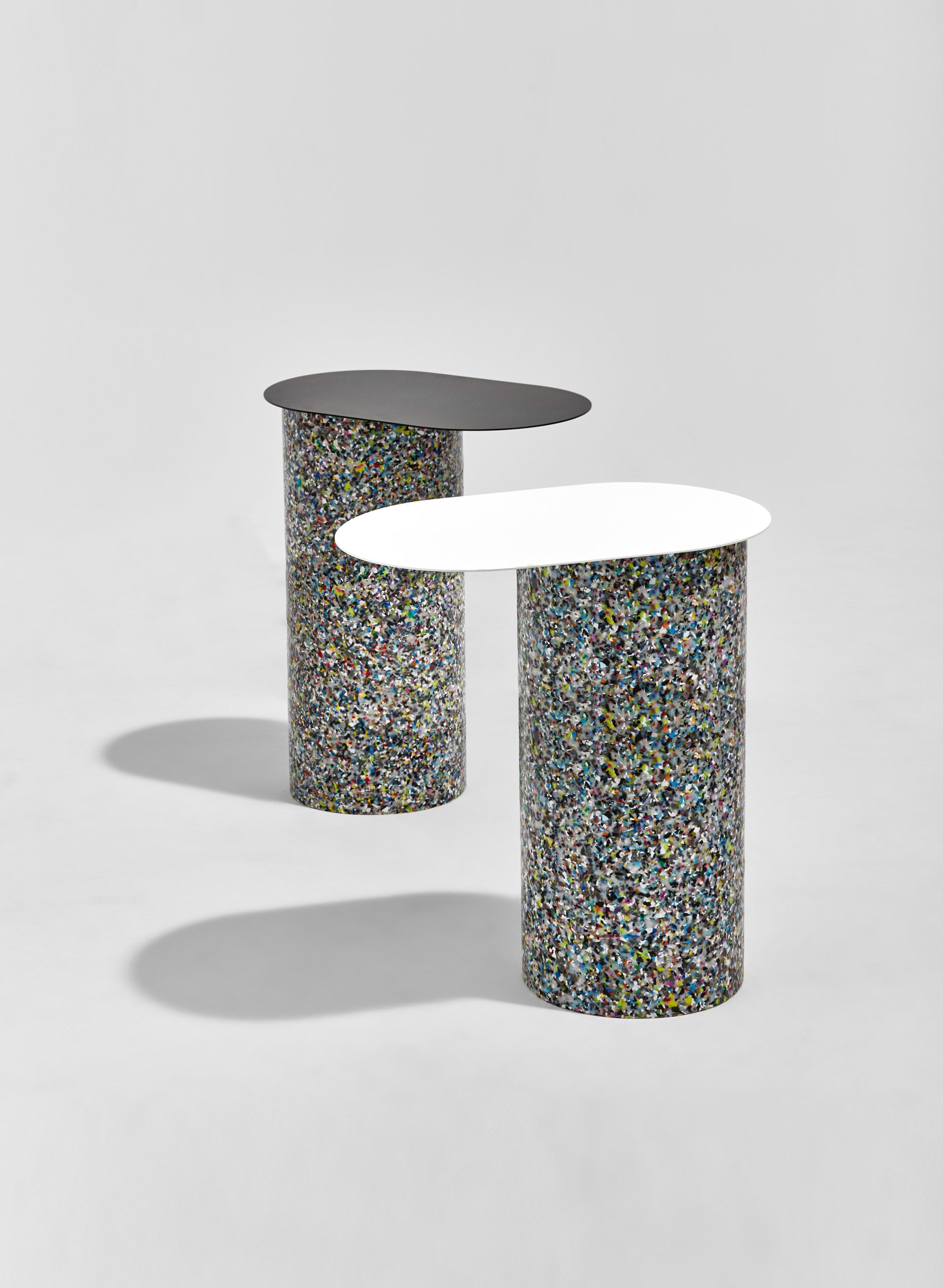 Confetti Cantilever Side Table | 100% Recycled Plastic | Sarah Gibson & Nicholas Karlovasitis | DesignByThem