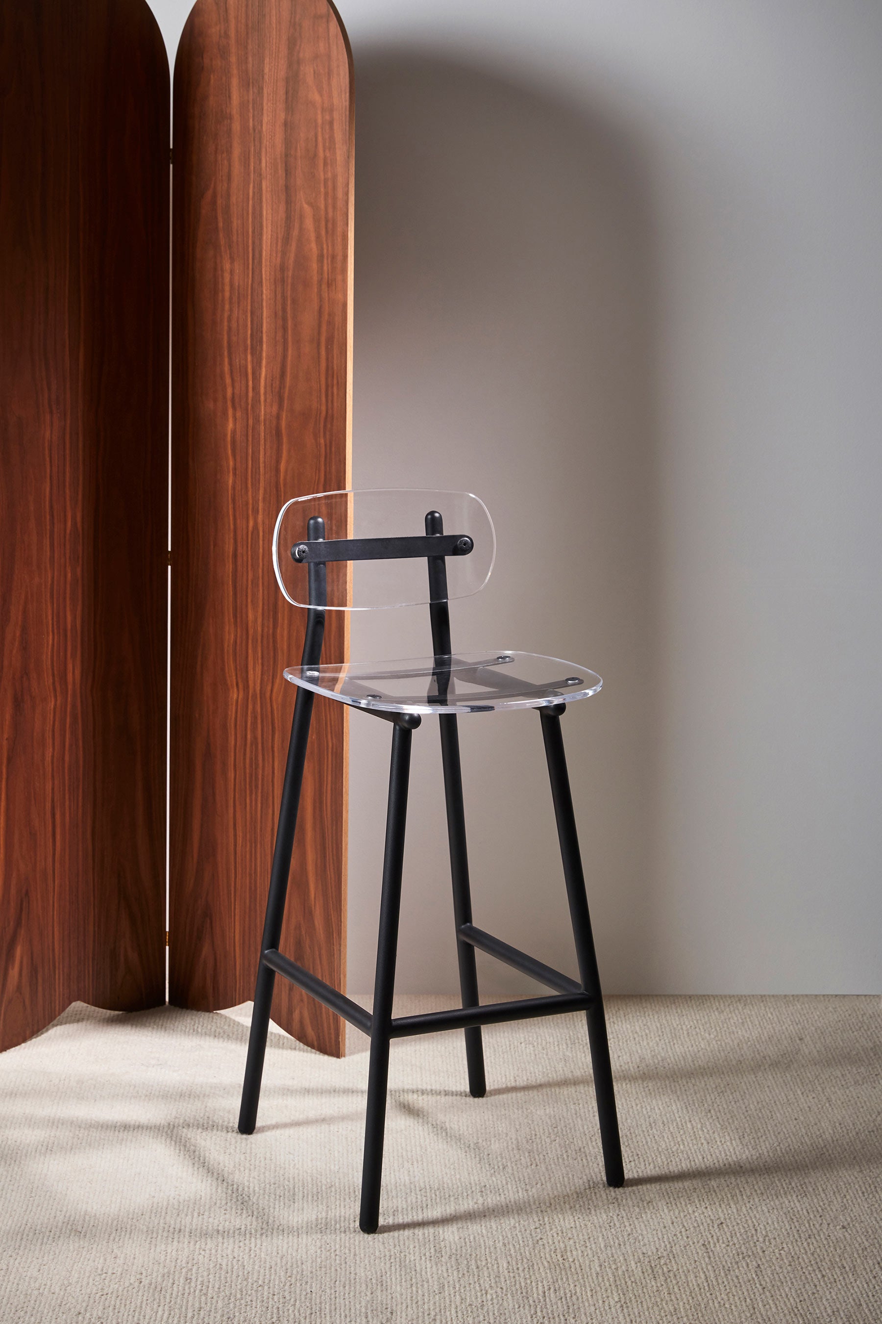 Fenster | Acrylic & Stainless Steel Indoor Outdoor Dining Chairs, Stools & Bar Stools | Sarah Gibson & Nicholas Karlovasitis | DesignByThem