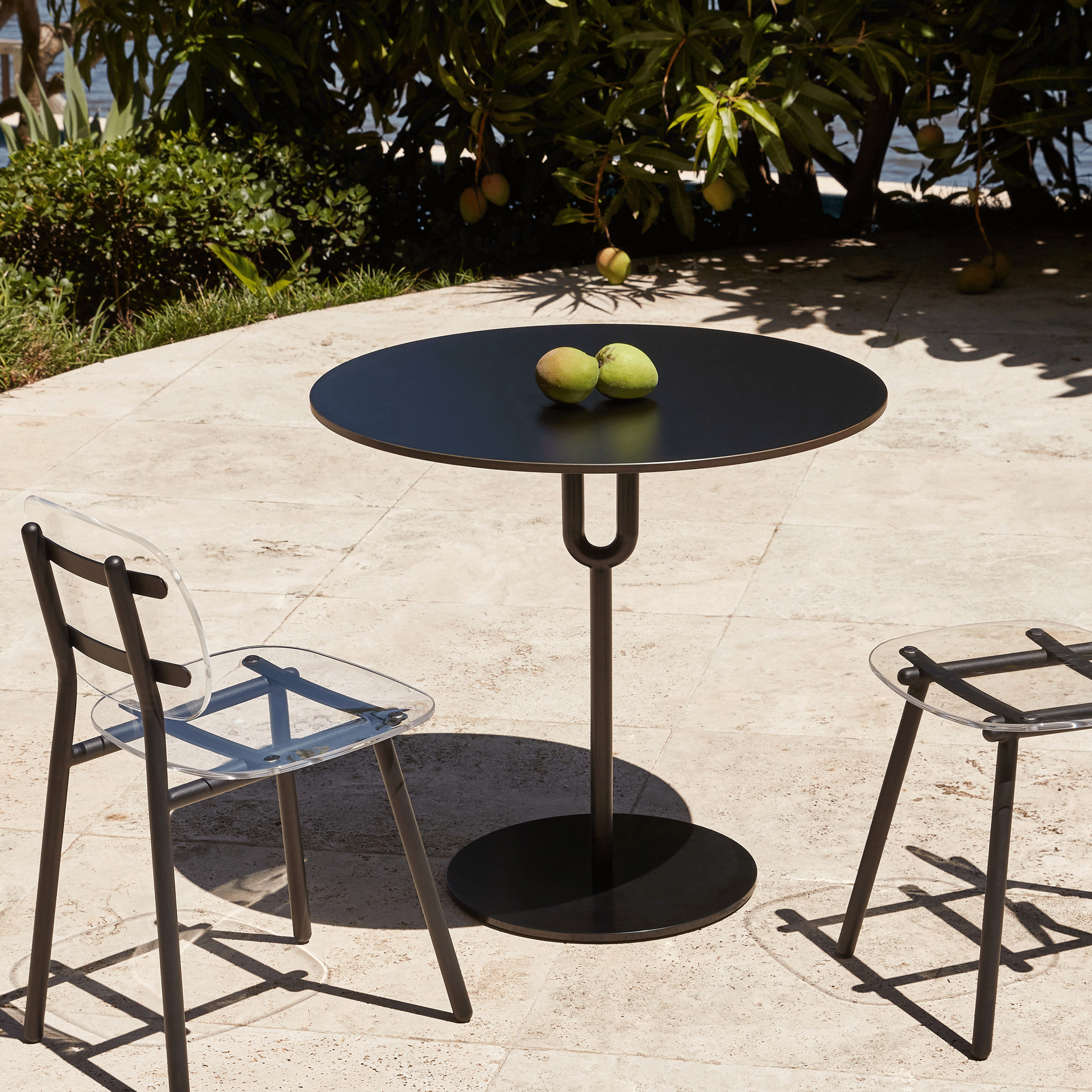 Piper Pedestal Table | Indoor Outdoor Steel Dining Table | GibsonKarlo | DesignByThem