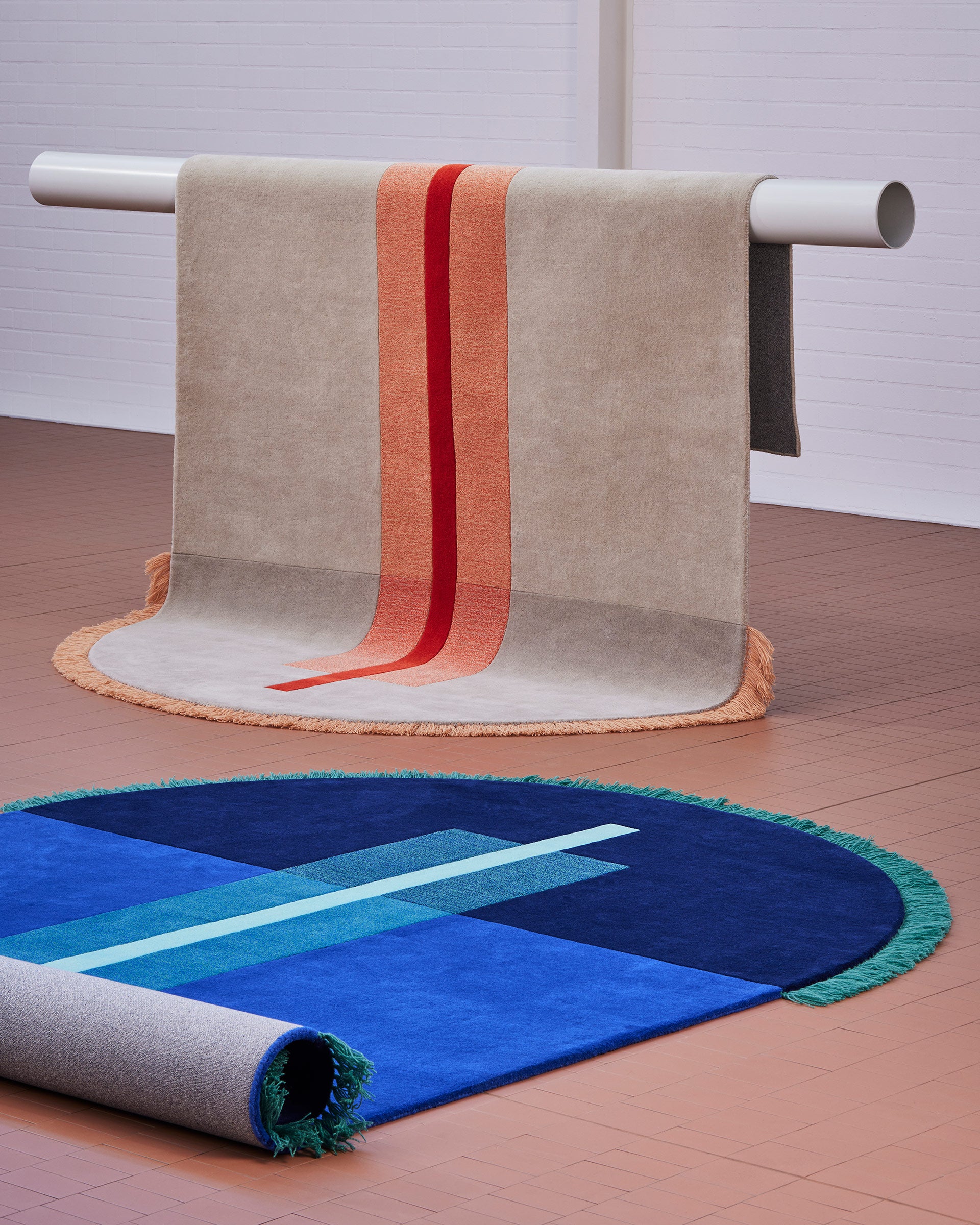 Overlay Rugs | Fringed Geometric Rugs | Danielah Martinez | DesignByThem