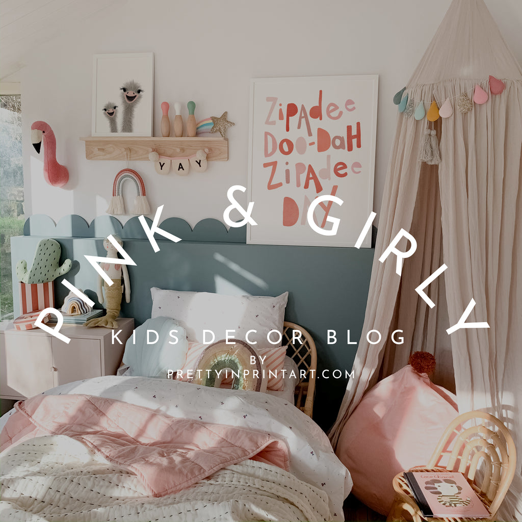 scandi girls bedroom