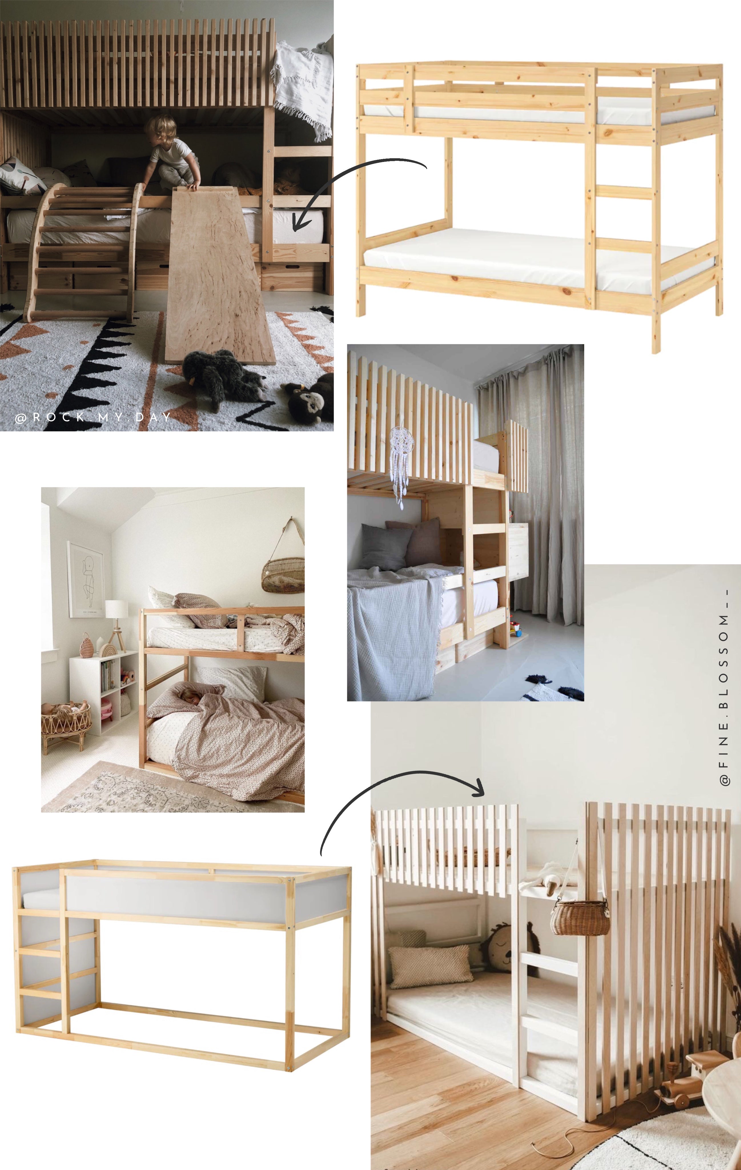 ikea-bed-hacks-kids-mydal-kura-scandi-style-stylish-ikea-hacks-children