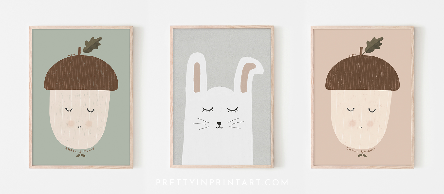 rabbit-bunny-wall-art-sleepy-animal-bedroom-decor-for-kids-nursery