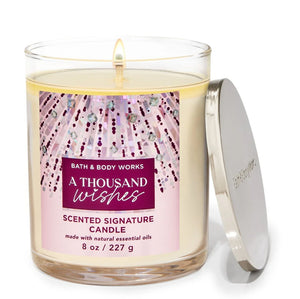 Bath And Body A Thousand Wishes One Wick Candle 227g - zed store