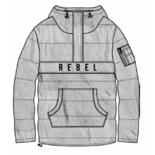 Rebel Minds Bubble Anorak Puffer Jacket Camo, Camo / Small