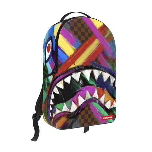 Sprayground Mind Tri Crazy Shark Backpack Multi – LEGACY-NY