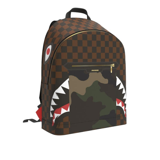 Sprayground $ Pattern Over Camo DLXSV Backpack B5084 – I-Max Fashions