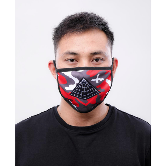 Supreme Camo Balaclava in Red for Men