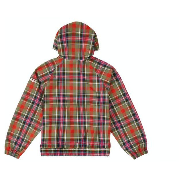 Supreme GORE-TEX Hooded Harrington Jacket - Olive Plaid